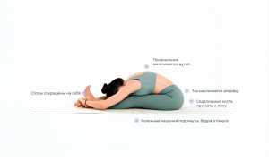 Пашчимоттанасана — поза для растягивания ягодиц