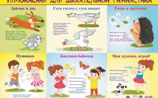 Дыхательные упражнения для детей