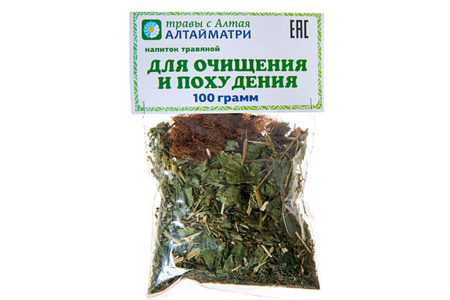 Травяной напиток для очищения и похудения