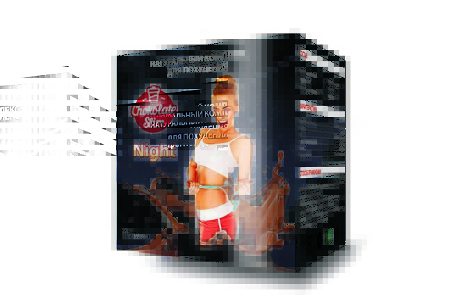 Порошок для похудения Chokolate Slim Night