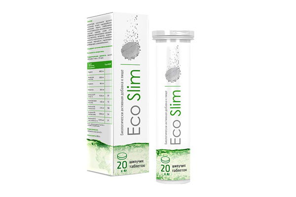 Шипучие таблетки Eco Slim для похудения