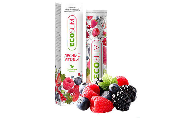 Шипучие таблетки Eco Slim Лесные ягоды