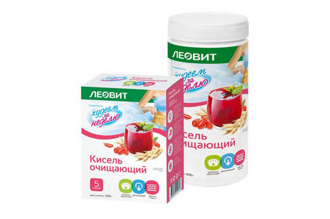 Очищающий кисель от Леовит