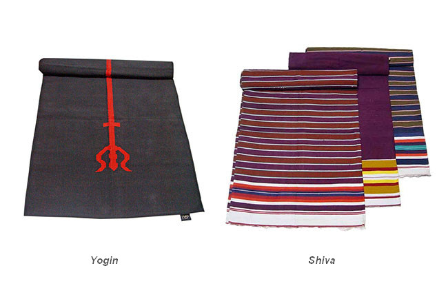 Модели ковриков для йоги Yogin и Shiva