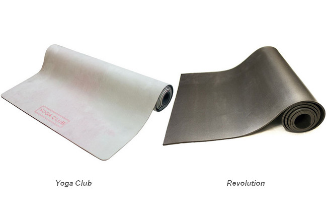 Каучуковые коврики Yoga Club и Revolution