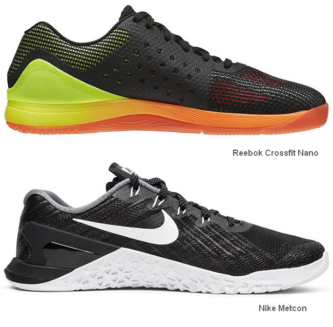 Reebok Crossfit Nano и Nike Metcon