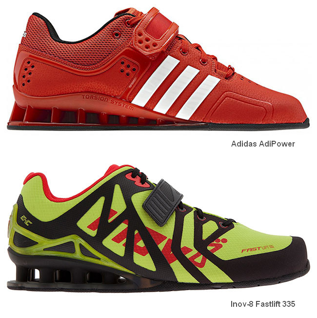 Штангетки Adidas AdiPower и Inov-8 Fastlift 335