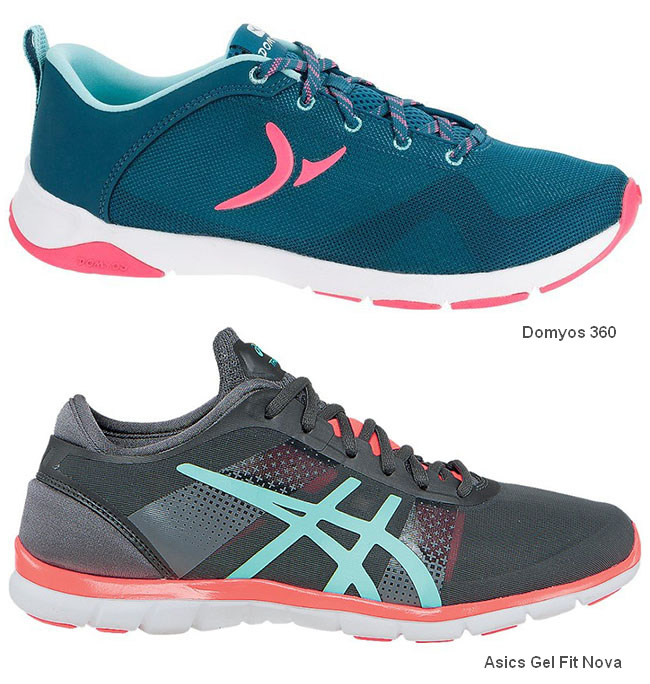 Domyos 360 и Asics Gel Fit Nova