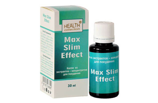 Капли для похудения Max Slim Effect