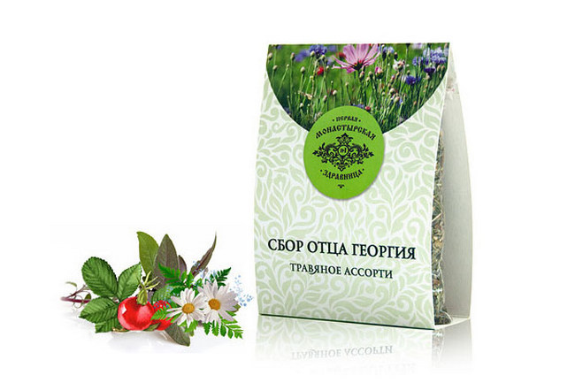 Травяной монастырский сбор отца Григория